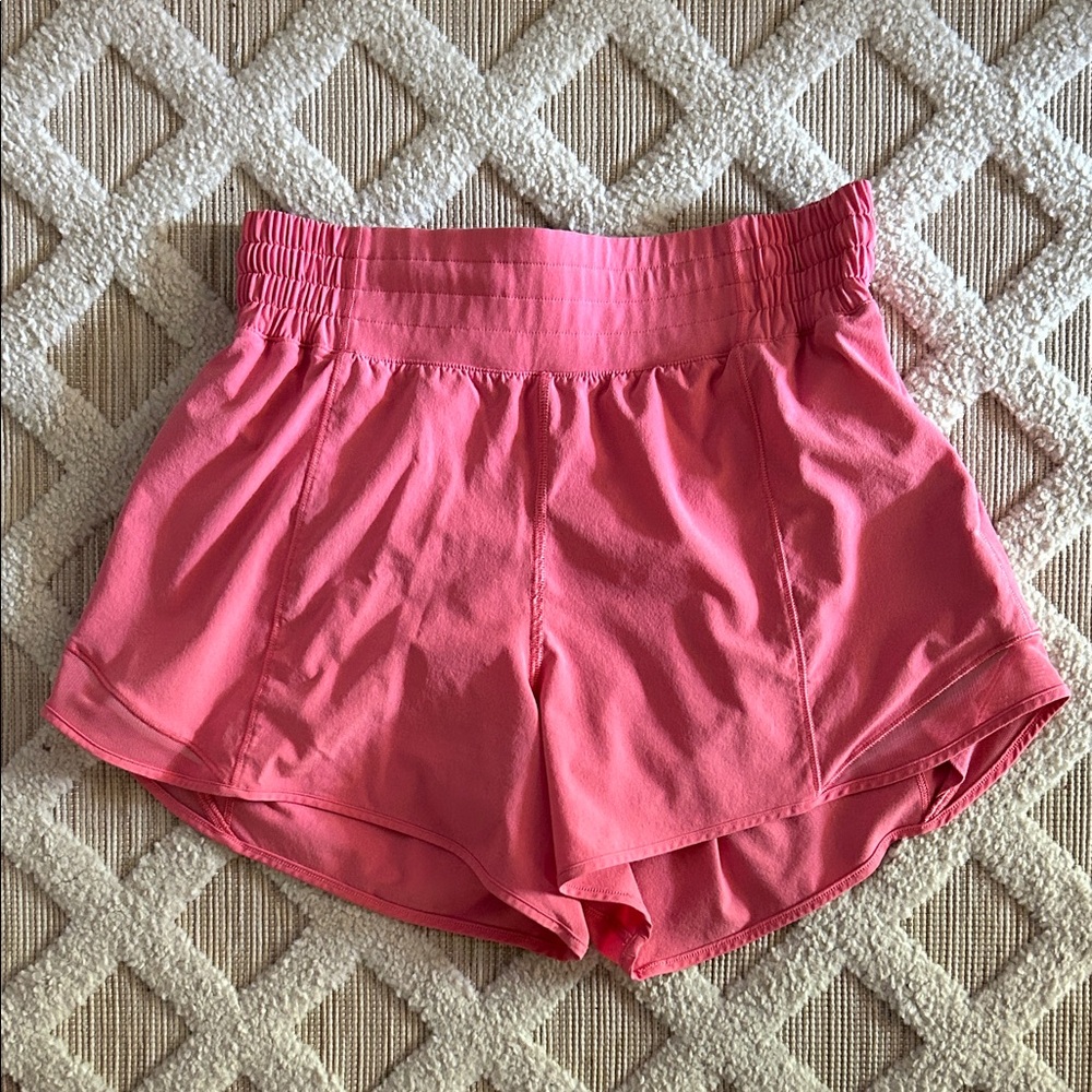 size 6 lululemon pink shorts